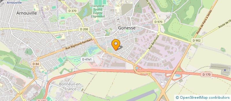 localisation de l'entreprise SCI LES FLAMBOYANTS  GONESSE