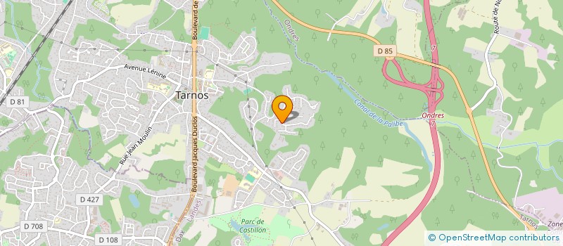 localisation de l'entreprise SCI LES FLAMBOYANTS à TARNOS