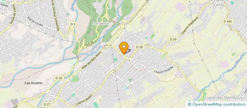 localisation de l'entreprise SCI LES FLAMBOYANTS à SAINT-PIERRE