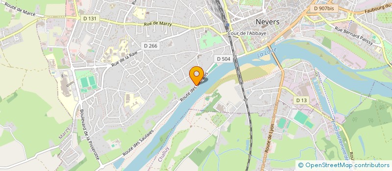 localisation de l'entreprise SCI LES FLAMBOYANTS à NEVERS