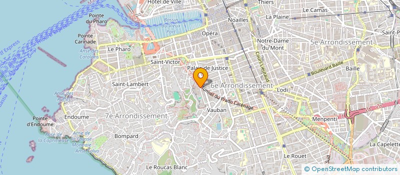 localisation de l'entreprise SCI LES FLAMBOYANTS à MARSEILLE