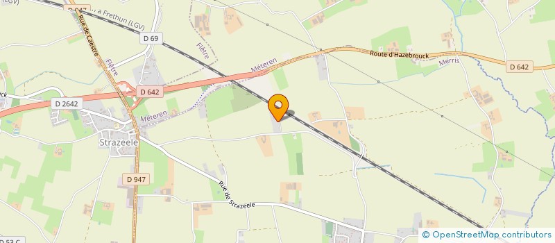 localisation de l'entreprise SCI LES FLANDRES  MERRIS