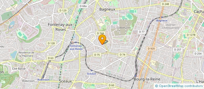 localisation de l'entreprise SCI LES FLANDRES à FONTENAY-AUX-ROSES