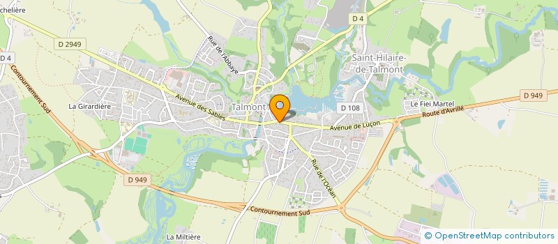 localisation de l'entreprise SCI LES FLANDRES OCEANES à TALMONT-SAINT-HILAIRE