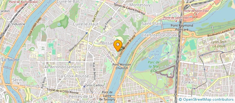 localisation de l'entreprise SCI LES FLECHERES à CALUIRE ET CUIRE