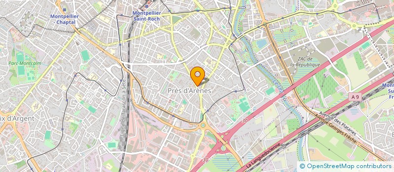 localisation de l'entreprise SCI LES FLEURS à MONTPELLIER