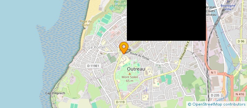 localisation de l'entreprise SCI LES FLOBARDS  OUTREAU