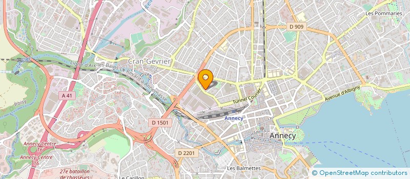 localisation de l'entreprise SCI LES FLOCONS à ANNECY