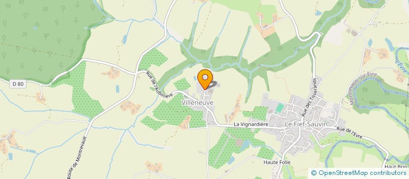 localisation de l'entreprise SCI LES FLOCONS  MAUGES-SUR-LOIRE