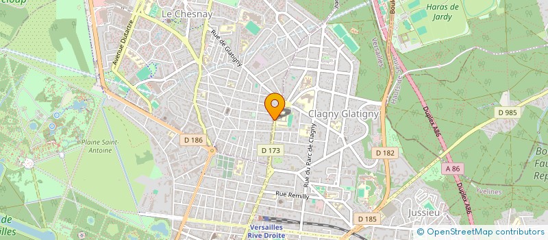 localisation de l'entreprise SCI LES FLOCONS OUEST à VERSAILLES