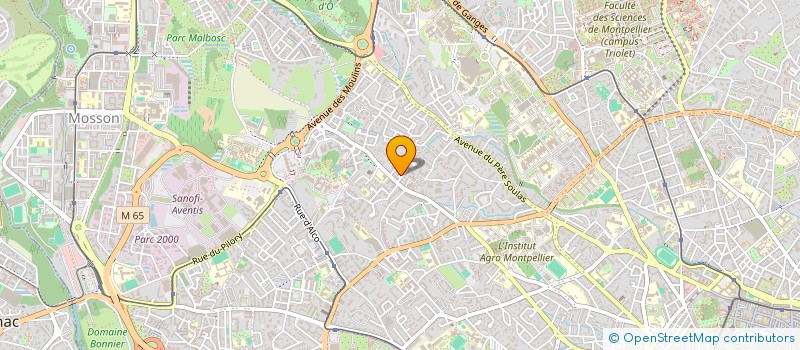localisation de l'entreprise SCI LES FLORALIES à MONTPELLIER