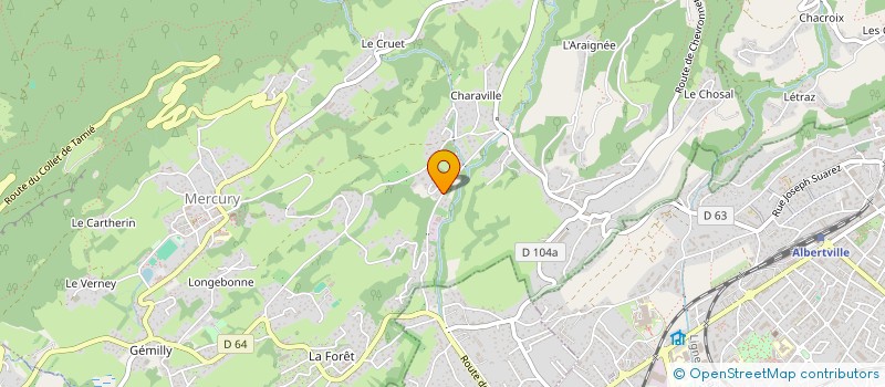 localisation de l'entreprise SCI LES FLORALIES  MERCURY