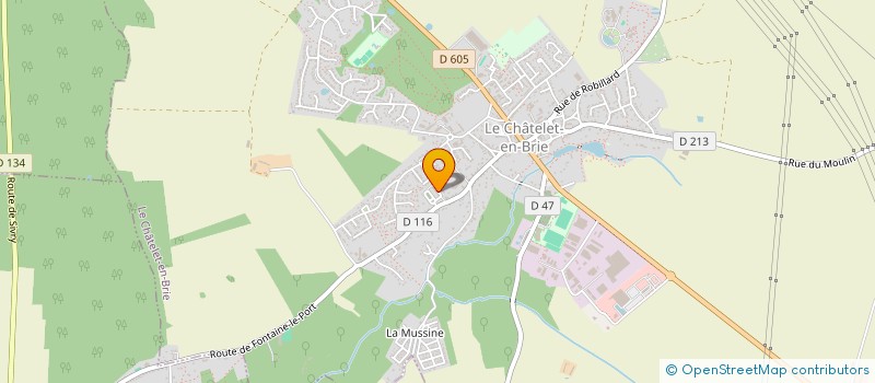 localisation de l'entreprise SCI  LES FLORALIES  LE CHATELET-EN-BRIE