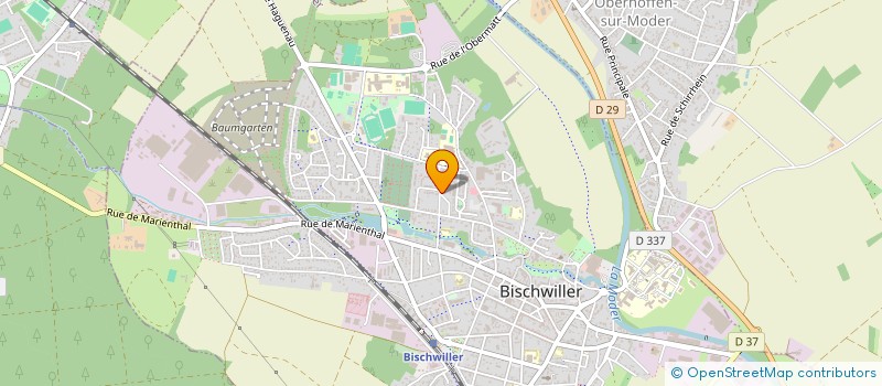 localisation de l'entreprise SCI LES FLORALIES  BISCHWILLER