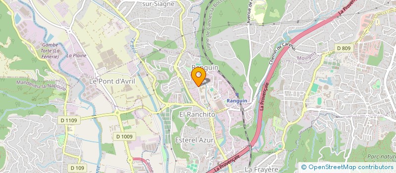 localisation de l'entreprise SCI LES FLORALIES  LES SALLES-SUR-VERDON