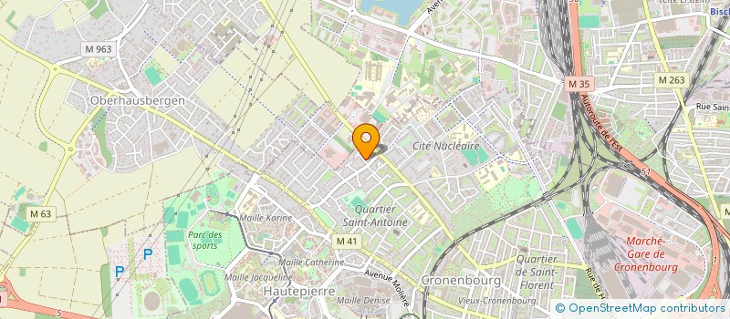 localisation de l'entreprise SCI LES FLORALIES à STRASBOURG