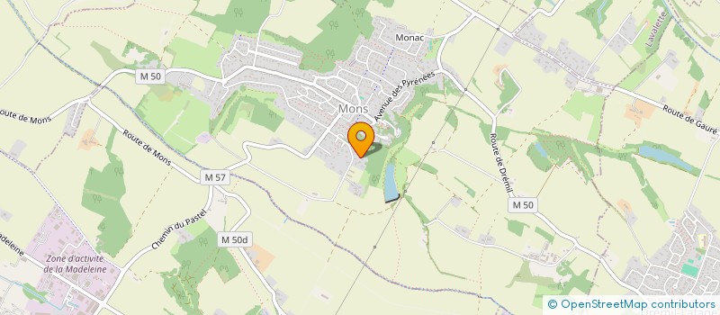 localisation de l'entreprise SCI LES FLORALIES DE MONS à MONS