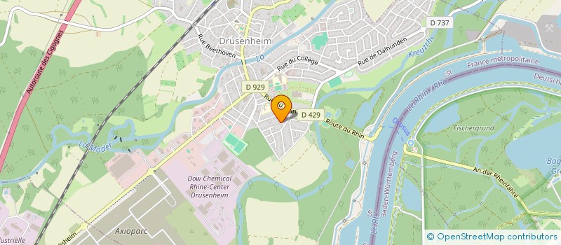 localisation de l'entreprise SCI LES FLORALINES  DRUSENHEIM