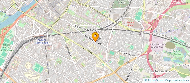 localisation de l'entreprise SCI LES FLORENTINES à ANGERS