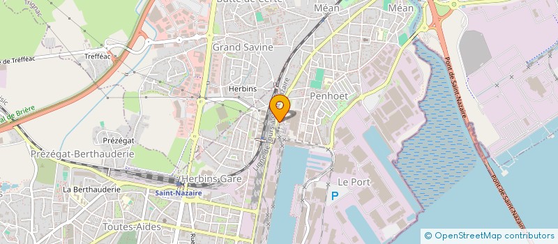 localisation de l'entreprise SCI LES FLOTS  SAINT-NAZAIRE