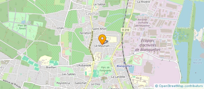 localisation de l'entreprise SCI LES FLOTS à BLANQUEFORT
