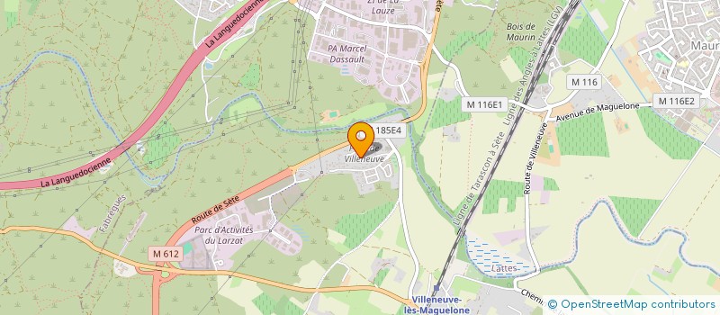 localisation de l'entreprise SCI LES FLOTS  VILLENEUVE-LES-MAGUELONE