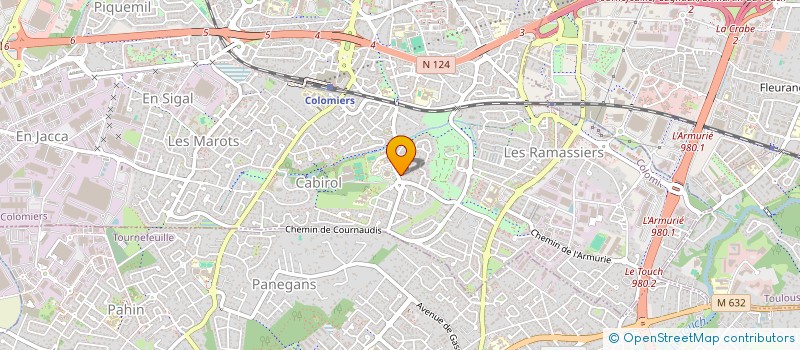 localisation de l'entreprise SCI LES FLOTS BLEUS à COLOMIERS