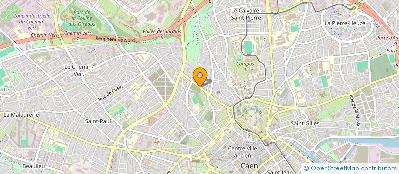 localisation de l'entreprise SCI LES FLOTS BLEUS  CAEN