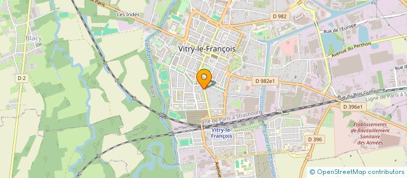 localisation de l'entreprise SCI LES FLOTS BLEUS à VITRY-LE-FRANCOIS