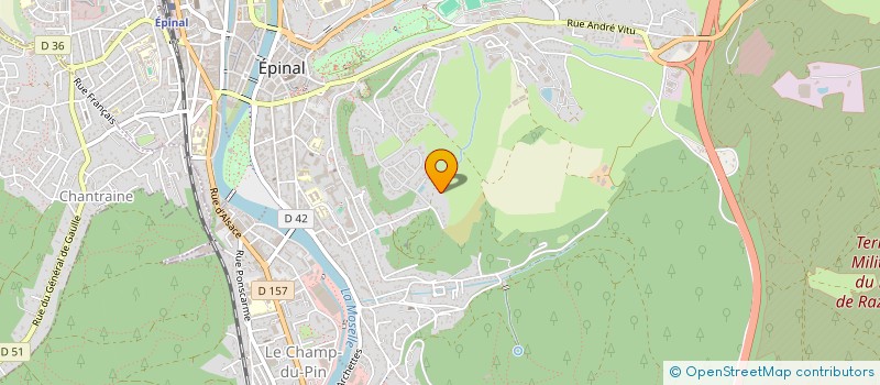 localisation de l'entreprise SCI LES FLOTS DE SANCHEY à EPINAL