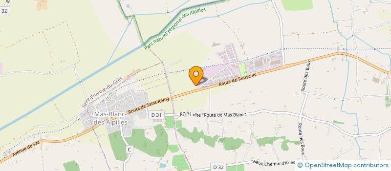 localisation de l'entreprise SCI LES FLOTS VERTS  SAINT-REMY-DE-PROVENCE