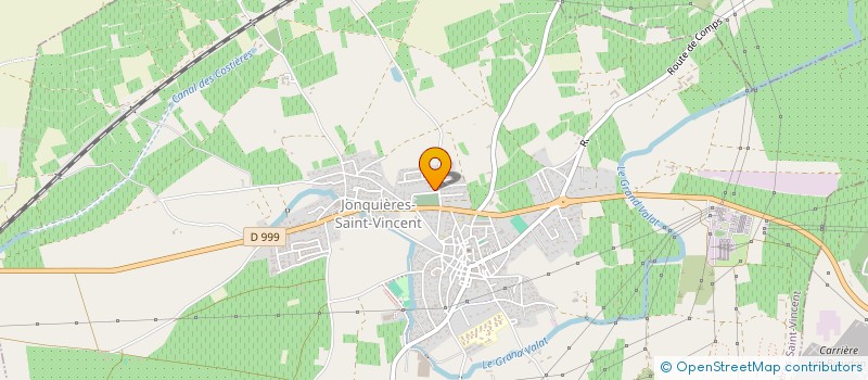 localisation de l'entreprise SCI LES FLOTTES  JONQUIERES-SAINT-VINCENT