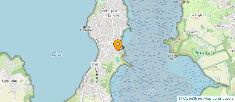 localisation de l'entreprise SCI LES FONDATIONS  SAINT-JACUT-DE-LA-MER