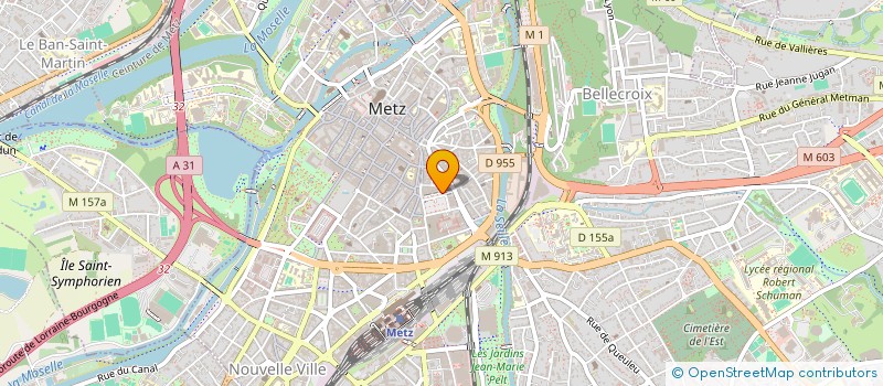 localisation de l'entreprise SCI LES FONDS DE GLASBRONN  METZ