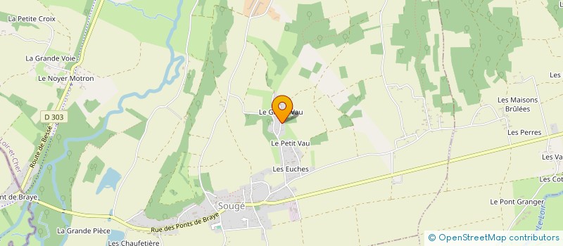 localisation de l'entreprise SCI LES FONTAINE  SOUGE