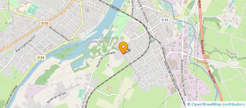 localisation de l'entreprise SCI LES FONTAINES  SAINT-VINCENT-DE-BOISSET