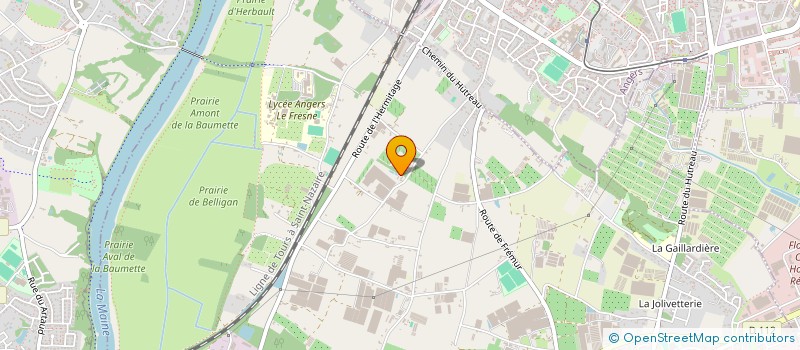 localisation de l'entreprise SCI LES FONTAINES  STE GEMMES SUR LOIRE