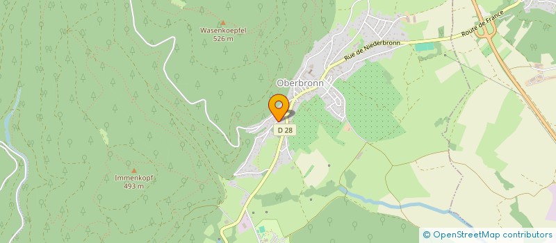 localisation de l'entreprise SCI LES FONTAINES  OBERBRONN