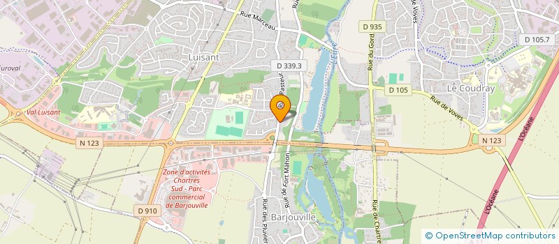 localisation de l'entreprise SCI LES FONTAINES à LUISANT