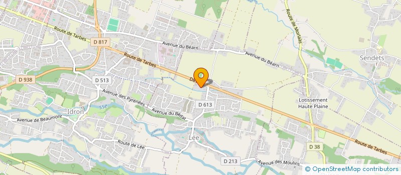 localisation de l'entreprise SCI LES FONTAINES  LEE