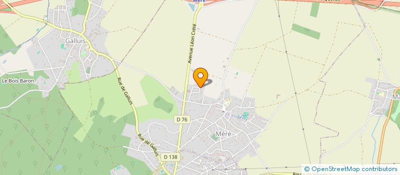 localisation de l'entreprise SCI LES FONTAINES  MERE