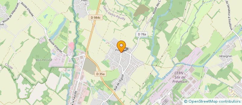 localisation de l'entreprise SCI LES FONTAINES à SAINT-GENIS-POUILLY