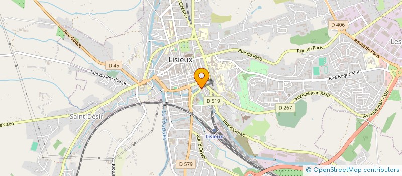 localisation de l'entreprise SCI LES FONTAINES à LISIEUX