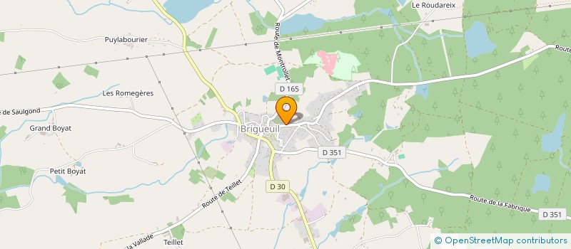 localisation de l'entreprise SCI LES FONTAINES à SAULGOND