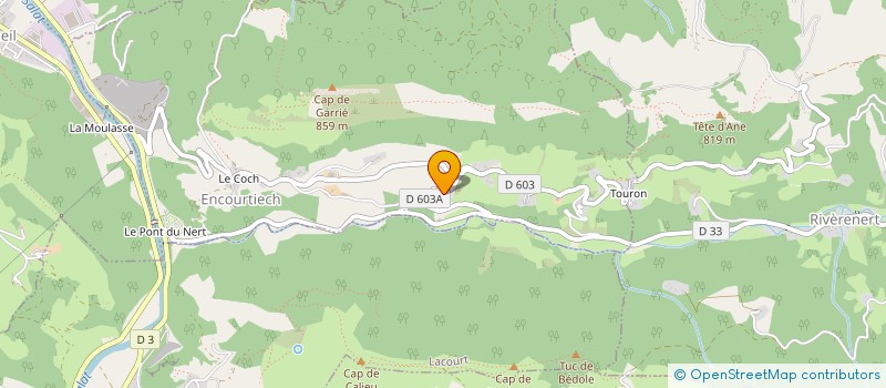localisation de l'entreprise SCI LES FONTAINES à MONTEGUT-EN-COUSERANS