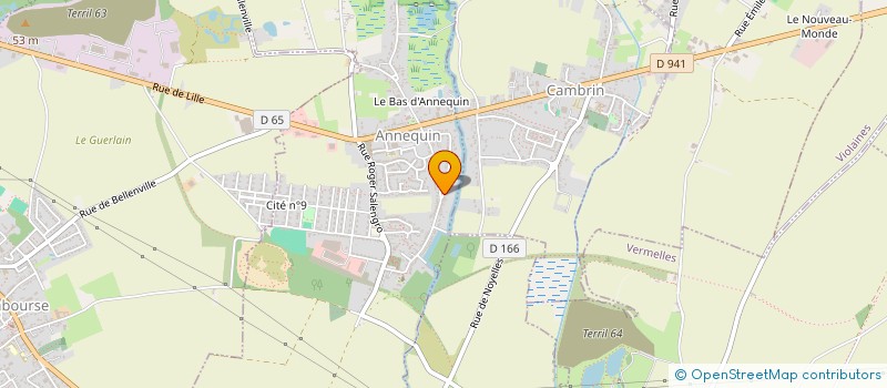 localisation de l'entreprise SCI LES FONTAINES  ANNEQUIN