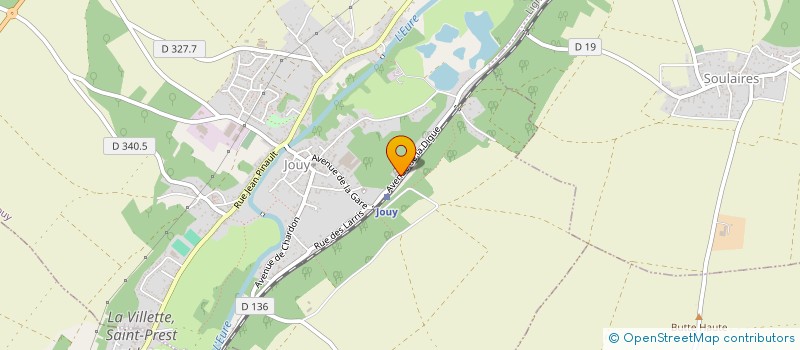 localisation de l'entreprise SCI LES FONTAINES à JOUY