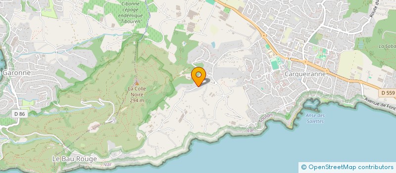 localisation de l'entreprise SCI LES FONTAINES DE NOYAREY  CARQUEIRANNE