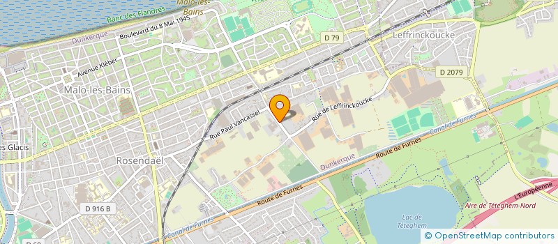 localisation de l'entreprise SCI LES FONTANELLES à DUNKERQUE