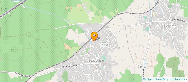 localisation de l'entreprise SCI LES FONTANILLES  BEAUVOISIN